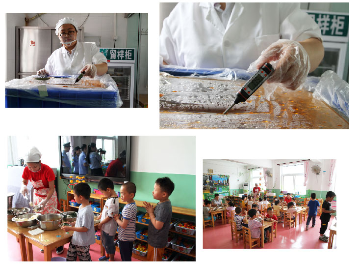 我公司作為北京市學(xué)生營養(yǎng)餐定點生產(chǎn)單位配合集中配餐單位專項檢查活動